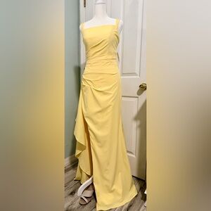 Yellow Corset Maxi dress